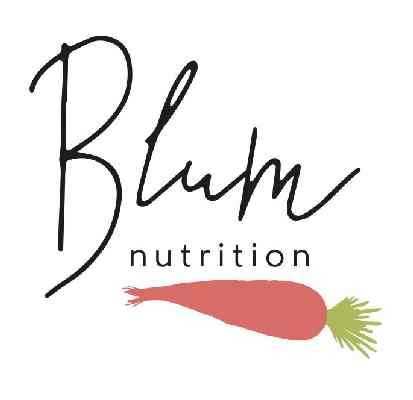 Logo BLUM NUTRITION vectorisé couleur