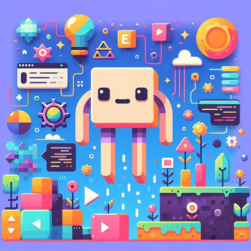 A vibrant and colorful illustration depicting a Roblox character in a fun gaming environment, showcasing elements of creativity and playfulness.