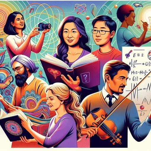 An engaging and colorful illustration depicting a diverse group of teachers in a classroom setting, showcasing different teaching styles and personalities.