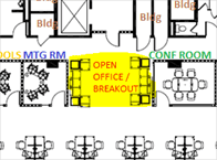 Open Office Breakout Area Map