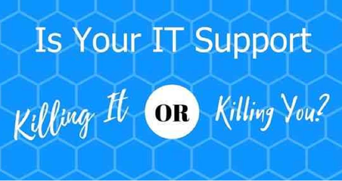 Is your IT support killing it or killing you? Take the Quiz QuizMaker