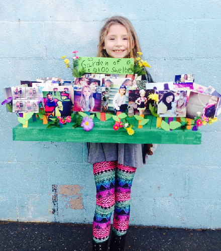 100 Days of School Project - Instagram Photo Flower Garden