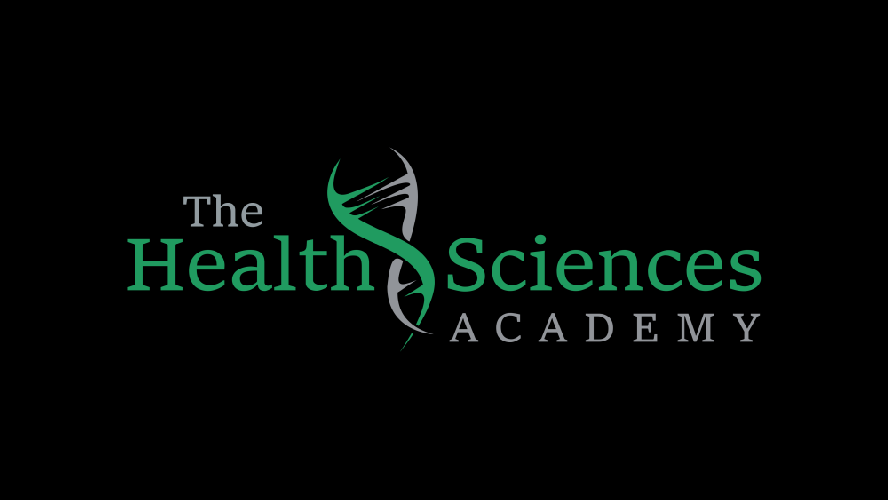 The Health Sciences Academy - Full Logo Borders - Transparent