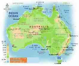 Map of Australia